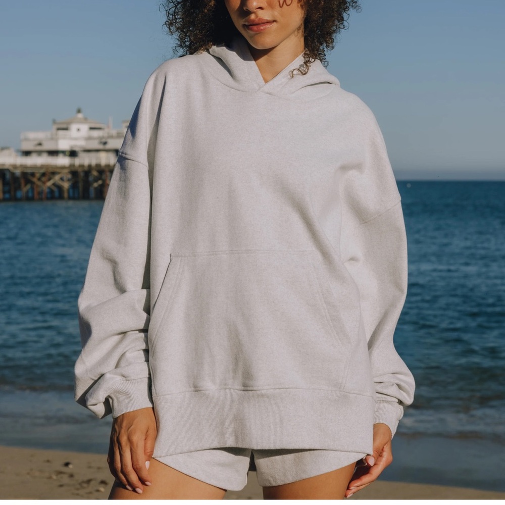 Daily Drills Light Gray Hoodie